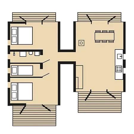 Lakehouses Luxe Family House 6 Pers Oud Ade